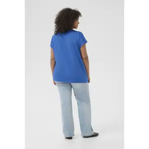 Women's V-neck T-shirt KAFFE Curve Mirinda image-5
