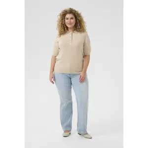 Women's polo shirt KAFFE Curve Oliviana image-2