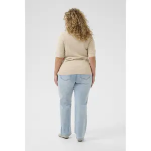 Women's polo shirt KAFFE Curve Oliviana image-4