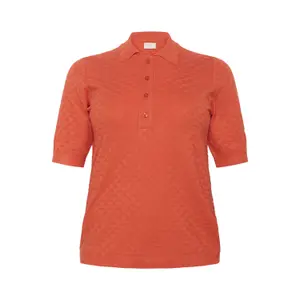 Women's polo shirt KAFFE Curve Oliviana image-0