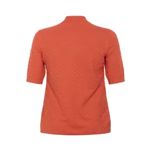 Women's polo shirt KAFFE Curve Oliviana image-3