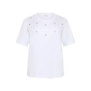 Women's T-shirt KAFFE Curve Clio image-0