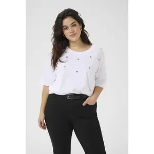 Women's T-shirt KAFFE Curve Clio image-1