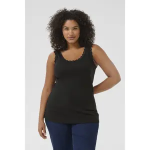 Women's tank top KAFFE Curve Britt image-1