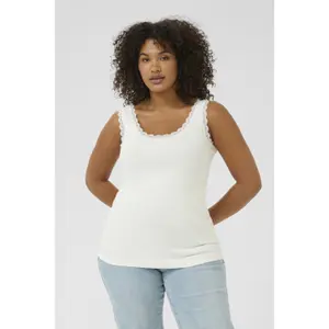 Women's tank top KAFFE Curve Britt image-1