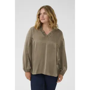 Women's blouse KAFFE Curve Milia image-1