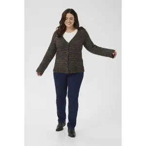 Women's cardigan KAFFE Curve KCMarina image-1