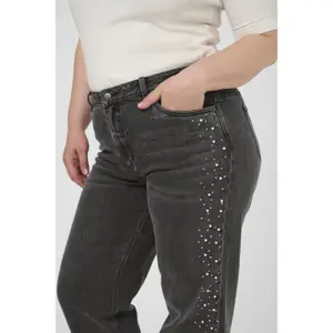 Straight Jeans for Women KAFFE Curve KCPetri image-6
