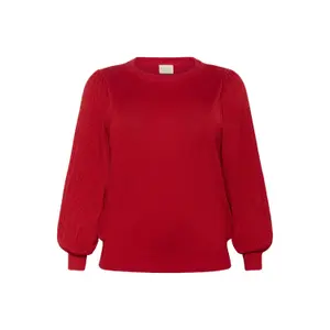 Maglione da donna KAFFE Curve Regitta Pleat image-0