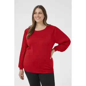 Maglione da donna KAFFE Curve Regitta Pleat image-1