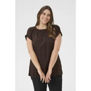 Halenka s dlouhými rukávy pro ženy KAFFE Curve Milia Wing image-1
