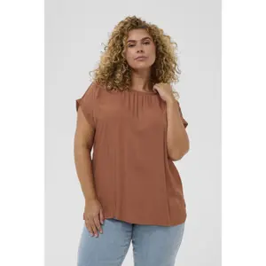 Halenka s dlouhými rukávy pro ženy KAFFE Curve Milia Wing image-1