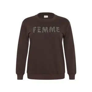 Sweatshirt woman KAFFE Curve Elise image-0
