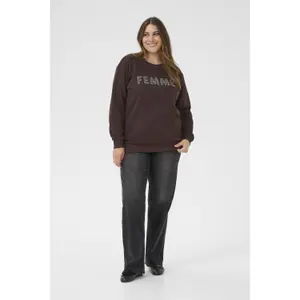 Sweatshirt woman KAFFE Curve Elise image-2
