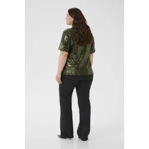 Women's blouse KAFFE Curve Mirana Sequin image-4