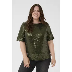 Women's blouse KAFFE Curve Mirana Sequin image-1