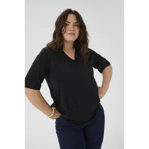 Γυναικείο T-shirt KAFFE Curve KCPhoelina image-3