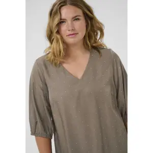 Bluse til kvinder KAFFE Curve Ada image-2