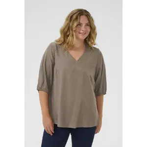 Bluse til kvinder KAFFE Curve Ada image-5
