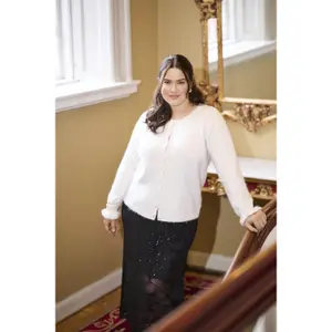 Women's cardigan KAFFE Curve KCCirsten image-3