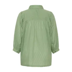 Women's long sleeve shirt KAFFE Curve Gabby image-3