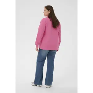 Sweatshirt woman KAFFE Curve Sus image-4