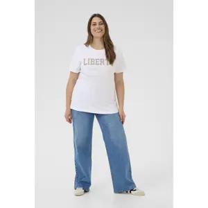 Γυναικείο T-shirt KAFFE Curve June image-2