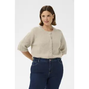 Women's cardigan KAFFE Curve Emilia image-1