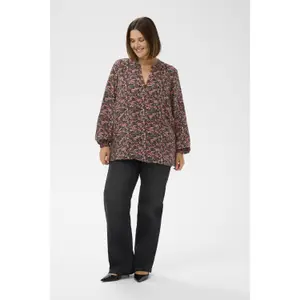Damenbluse KAFFE Curve Belle image-1