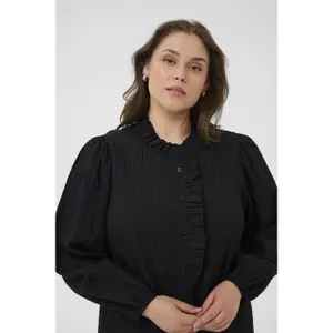 Women's ruffled dress KAFFE Curve KCUma image-5