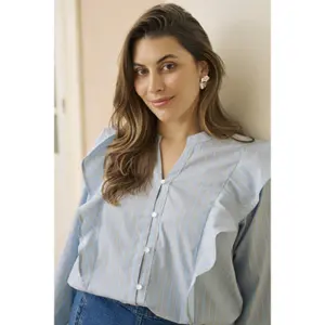 Women's blouse KAFFE Curve KCLenia Flounce image-5