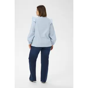 Women's blouse KAFFE Curve KCLenia Flounce image-4