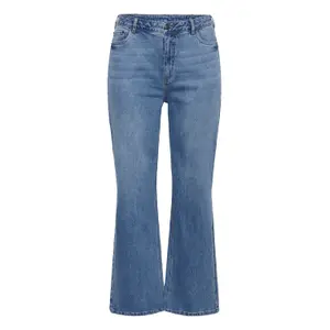 Women's wide leg jeans KAFFE Curve Leoana image-0