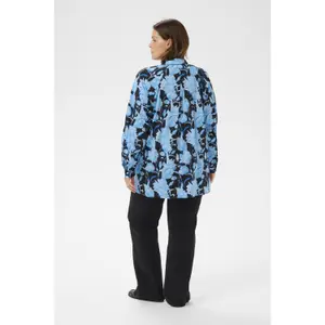 Women's long sleeve shirt KAFFE Curve Sasja image-4