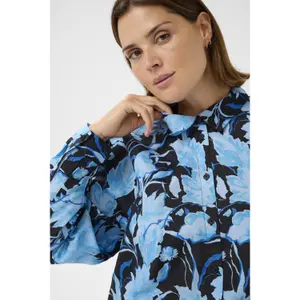 Women's long sleeve shirt KAFFE Curve Sasja image-5