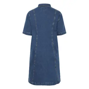 Women's denim dress KAFFE Curve KCleni image-3