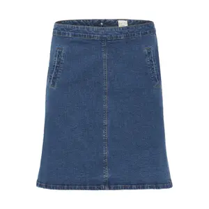 Denim skirt for women KAFFE Curve KCLeni image-0