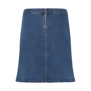 Denim skirt for women KAFFE Curve KCLeni image-5