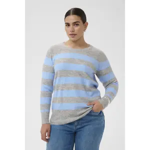 Woman sweater KAFFE Curve Niela Striped image-2