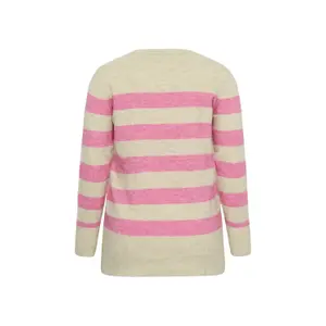 Woman sweater KAFFE Curve Niela Striped image-5