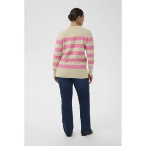 Woman sweater KAFFE Curve Niela Striped image-6