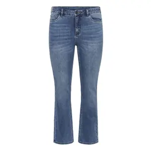 Women's straight jeans KAFFE Curve Dina image-0