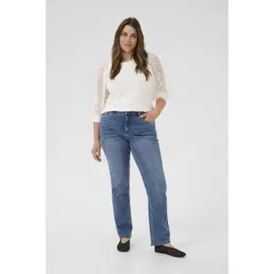 Women's straight jeans KAFFE Curve Dina image-2