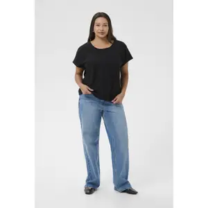 Women's short-sleeved blouse KAFFE Curve Nana image-3