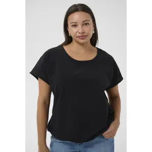 Women's short-sleeved blouse KAFFE Curve Nana image-1