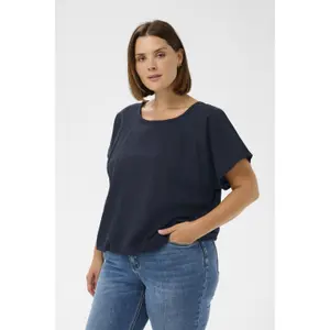 Women's short-sleeved blouse KAFFE Curve Nana image-2