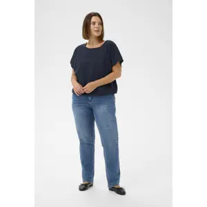 Women's short-sleeved blouse KAFFE Curve Nana image-1