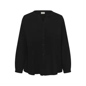 Women's long sleeve shirt KAFFE Curve Nana image-0