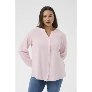 Women's long sleeve shirt KAFFE Curve Nana image-1