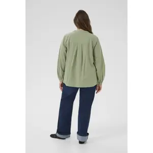 Women's long sleeve shirt KAFFE Curve Nana image-4
